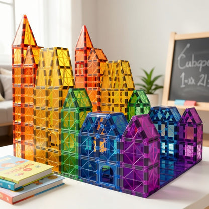 Animal Village Magnetic Building Blocks 102pcs for Kids Ages 3 4 5 6 with the Listed Color, Size or Set Options for Everyday Use