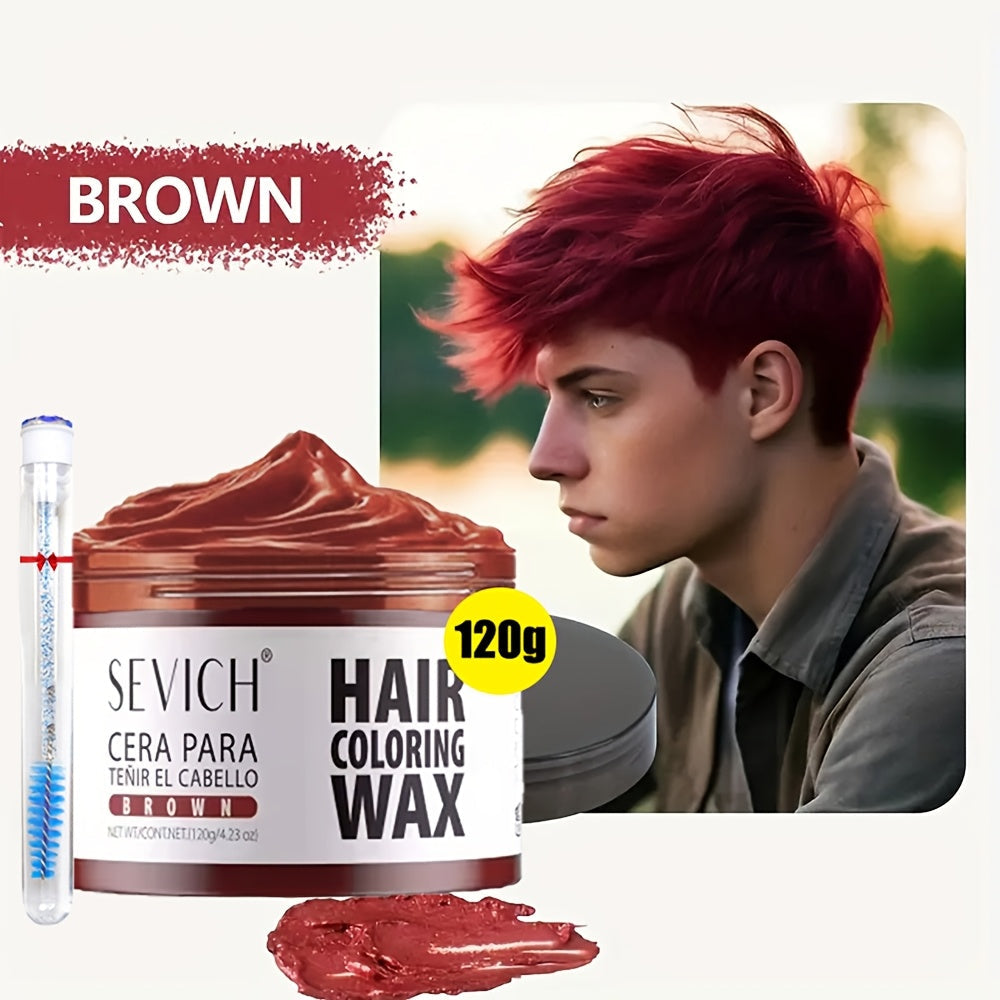 Instant Color Hair Wax 10 Shades – Temporary Hair Dye Wax Strong Hold Styling for Parties, Cosplay, Festivals & Halloween, Easy Wash Out