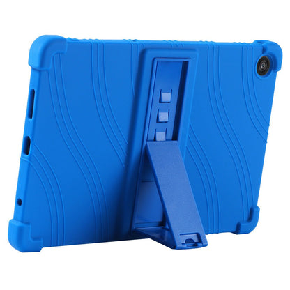 T-Mobile Revvl Tab 2 10.1-Inch Soft TPU-Labeled Tablet Case with Kickstand in Black, Blue or Rose Red