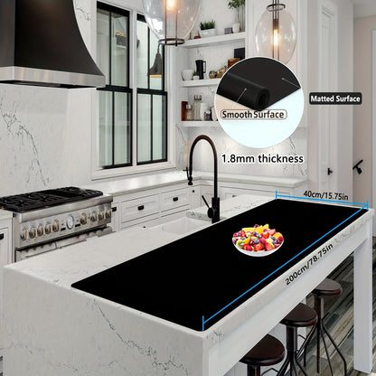Extra Large Silicone Mat for Kitchen Counter, Heat Resistant Countertop Protector, Nonstick Craft Mat & Placemat