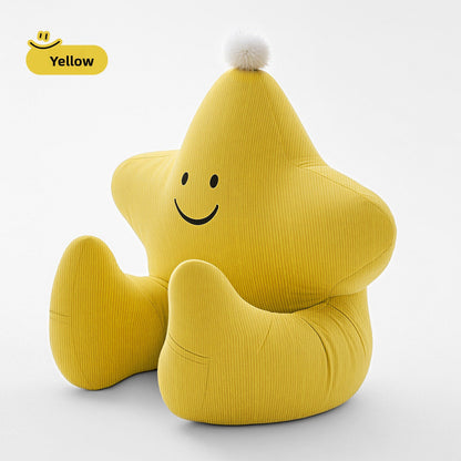 Kids Reading Pillow Star Shape with Neck Support Back Support Lumbar Support & Armrests Spine for Entryways, Bedrooms and Living Spaces