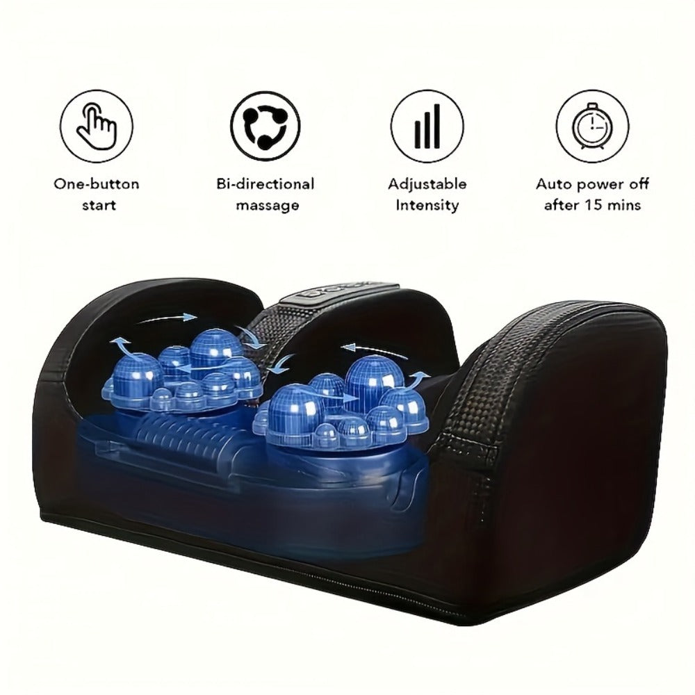 Foot Massager with Heat Compression Air Pressure for Athletes Blood Circulation Muscle Relaxation Electric Foot Massage Machine Father's Day