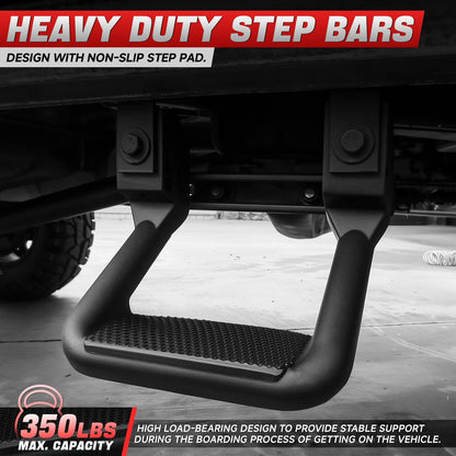 Aluminum Side Step Pad for Truck SUV – Universal Fit, 350 lbs Capacity, Non-Slip, Fits Chevy GMC Ford Dodge Ram Toyota Nissan Pickup