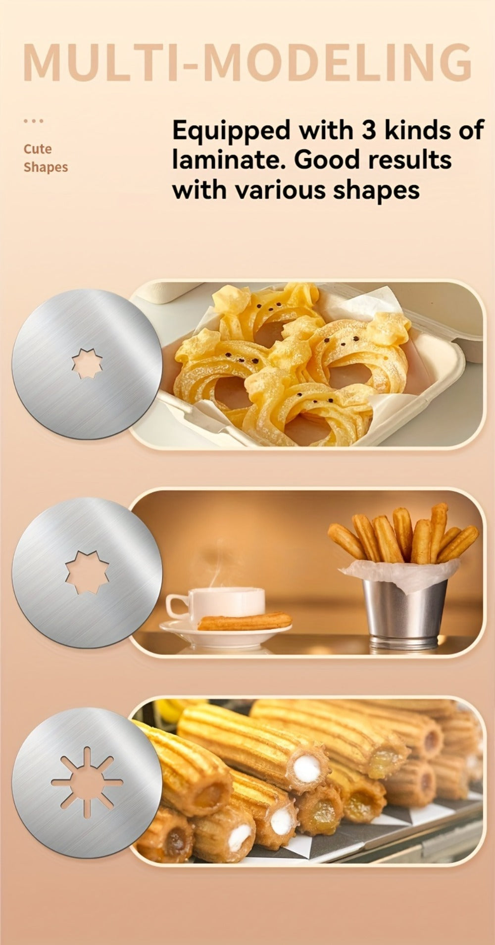 Cookie Press Biscuit Machine 8pcs, Heavy Duty Manual Spanish Cookie Maker with 8 Discs, No Electricity Required, Three-Stable System