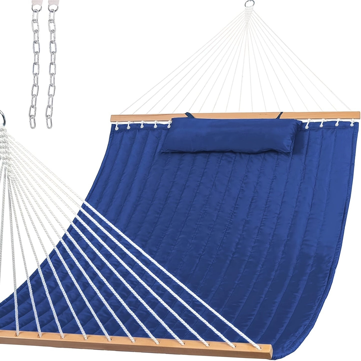 Hammock shown in the Navy Blue option