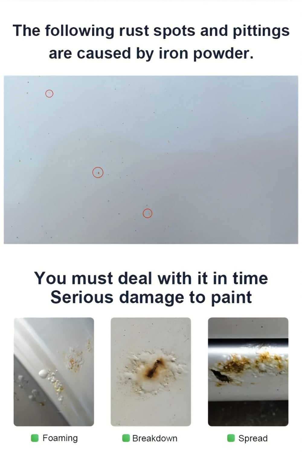Rust Remover Spray Multi-Surface – Powerful Rust Dissolver for Car, Metal, Tile for Home Cooking, Dining and Outdoor Meals