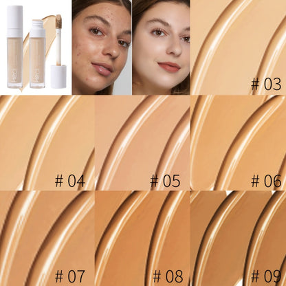 Liquid Concealer and Contour Stick Set 2 Pcs Buildable Coverage Pore Minimizing, for Makeup, Travel and Everyday Vanity Use