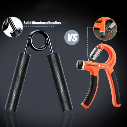 Hand Grip Strengthener Set 4pcs Heavy Duty Metal – Forearm & Wrist Trainer 50LB to 200LB Resistance, Finger Exerciser for Muscle Building