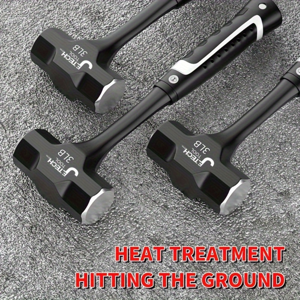 Octagonal Hammer 2/3/, Handle, Professional Masonry & Demolition Sledge Hammer for Stone, Concrete