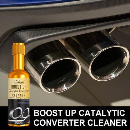 Catalytic Converter Cleaner & Fuel System Treatment 3-Pack – 3-Element Deep Clean Engine Carbon Remover for All Vehicles