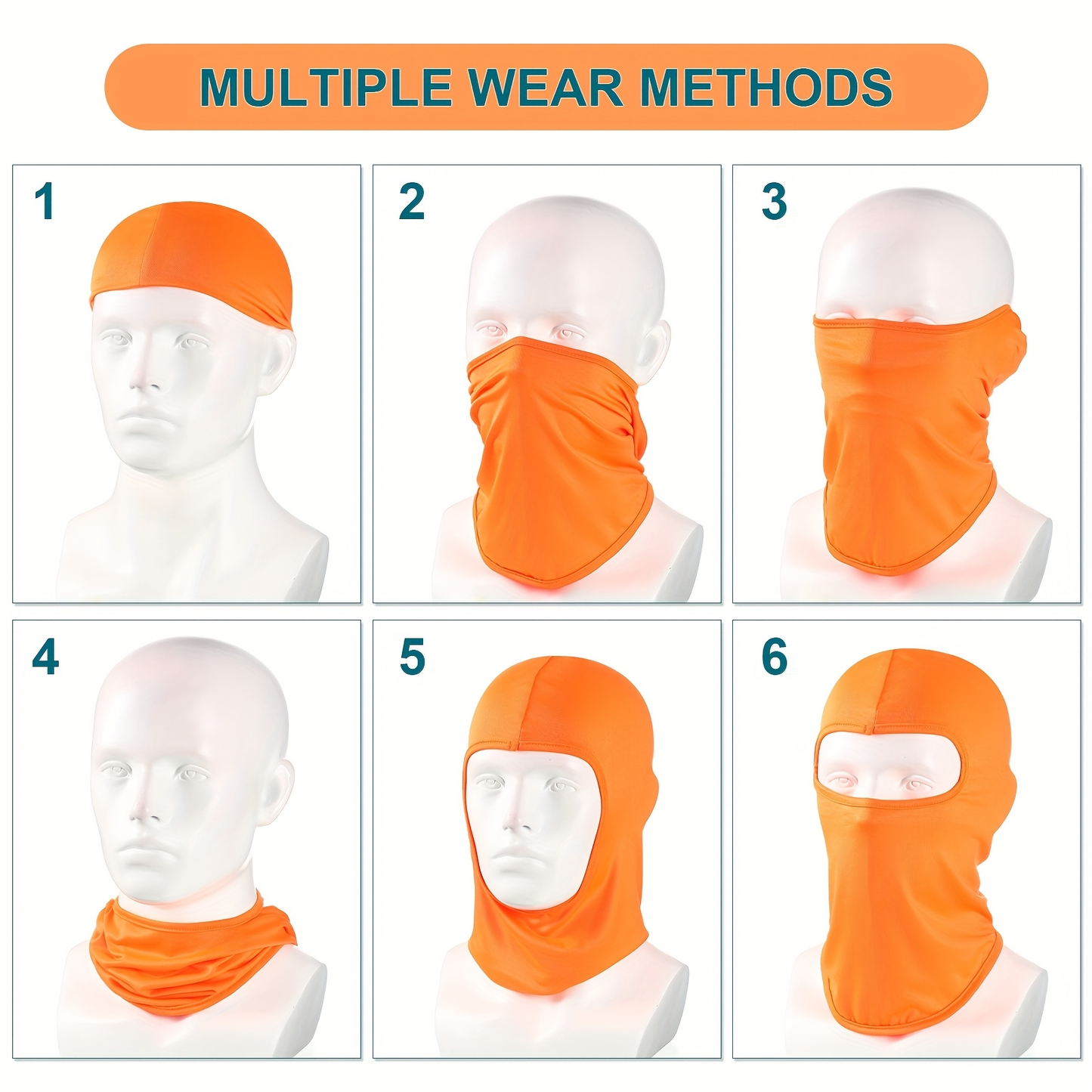 Balaclava Mask Bulk 30 Pack UPF Sun Protection – Full Face & Neck Coverage, Breathable Polyester, Multi-Color for Skiing, Snowboarding