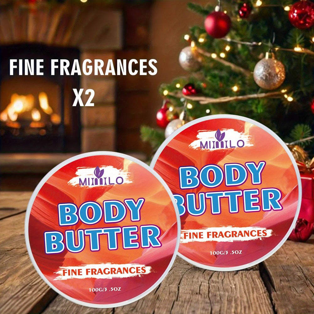 Fruity Body Glaze Set 8 Scents 100g×2 – Pineapple Coconut Strawberry Coffee Peach Doughnut Birthday Cake Non-Greasy All-Day Moisturizing