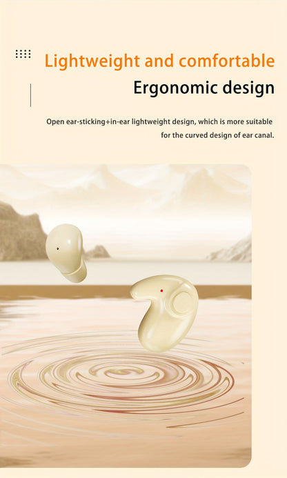 2-in-1 Wireless Earphones Couples Shared Audio Long Battery Life Clear Sound TV Movies for Bedside Audio, Alarms and Room Entertainment