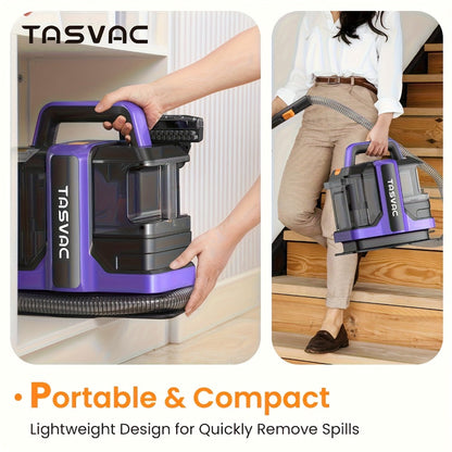 Portable Spot Cleaner for Carpet & Upholstery, Dual Brush Power Suction Stain Remover with Multifunctional Tools