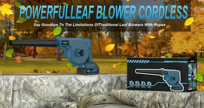 Cordless Leaf Blower, Portable Electric Handheld Blower Lawn Garden Car for Garden, Patio and Yard Use