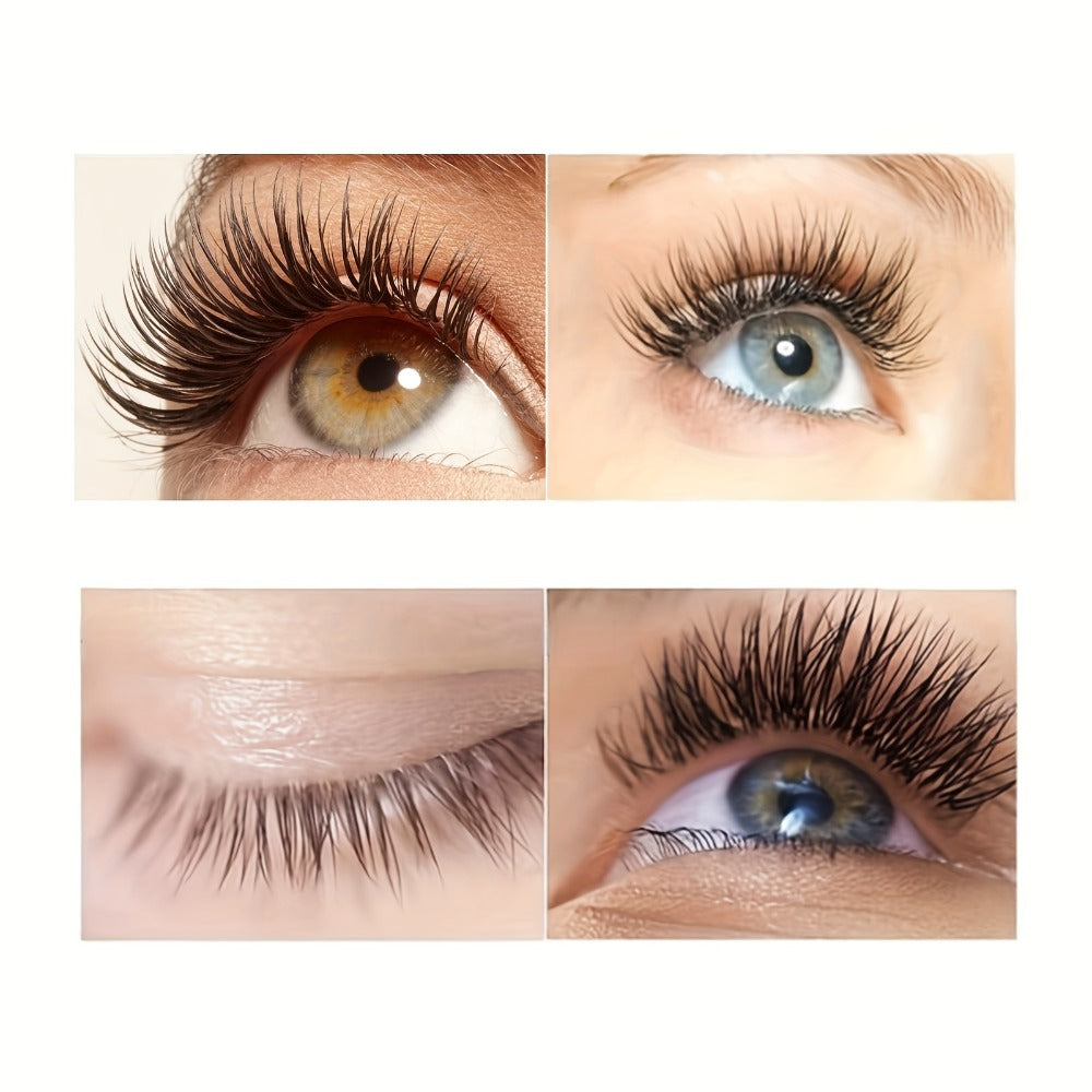 Eyelash Growth Serum 2 Pack Lash Strengthening Thickening Lengthening Formula with Eyebrow for Makeup, Travel and Everyday Vanity Use