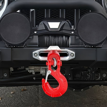 Winch Hook Forged Steel 3/8" Grade 70 Clevis Slip Hook 35, 000 lbs – Spring Latch ATV UTV Jeep Truck Off-Road Recovery Towing