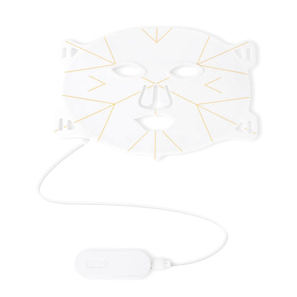 LED Face Mask 7 Color Light Therapy Photon Skin Rejuvenation Mask Portable Silicone Beauty for Entryways, Bedrooms and Living Spaces