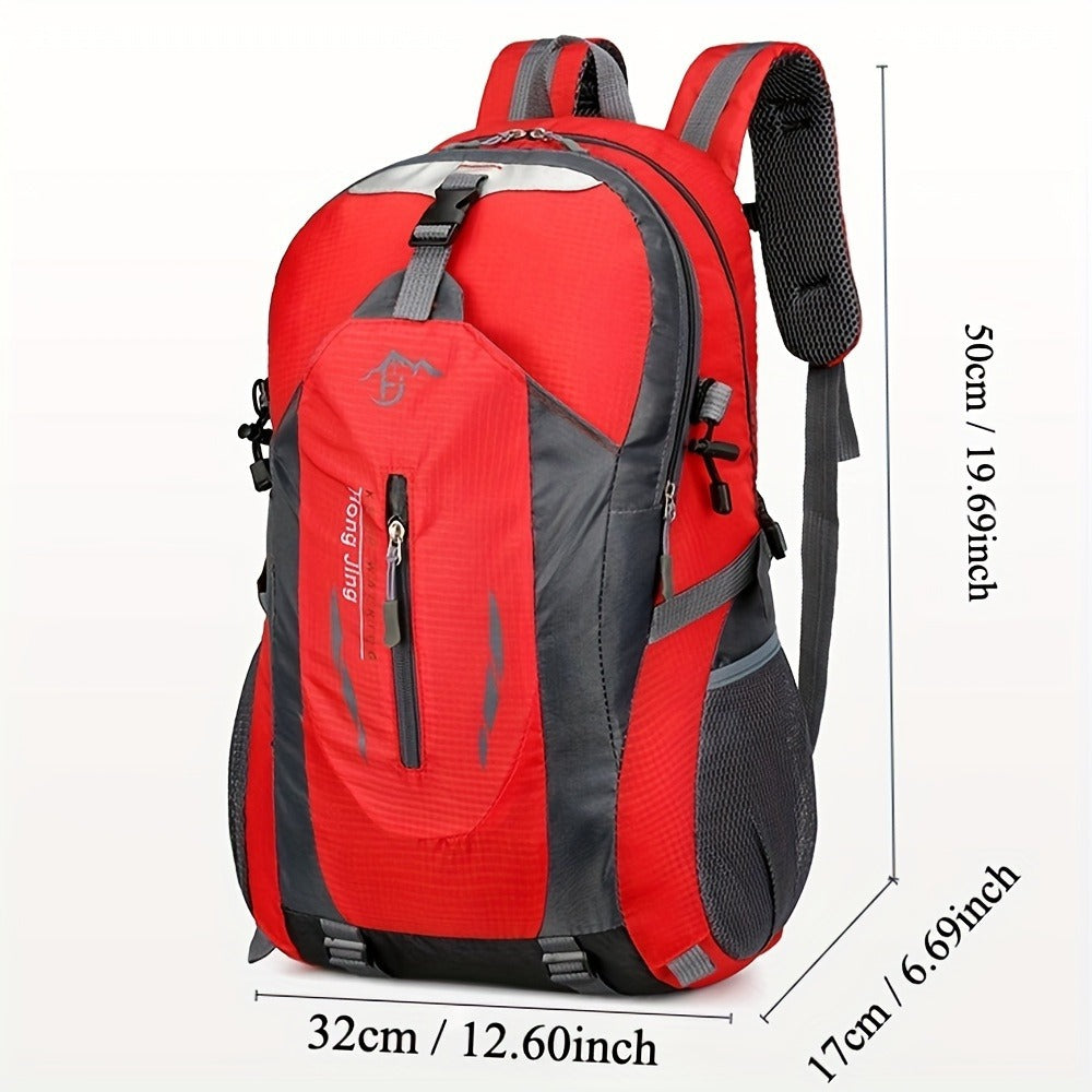 Hiking Daypack 25.5L Lightweight Oxford Backpack for Men Women with Laptop Compartment Torso Adjustment Outdoor Sport Cycling Travel Camping