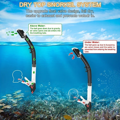 Panoramic HD Diving Mask Anti-Fog Tempered Glass Snorkel Mask with Nose Cover for Adults Youth Scuba Diving Snorkeling Swimming Pink Blue