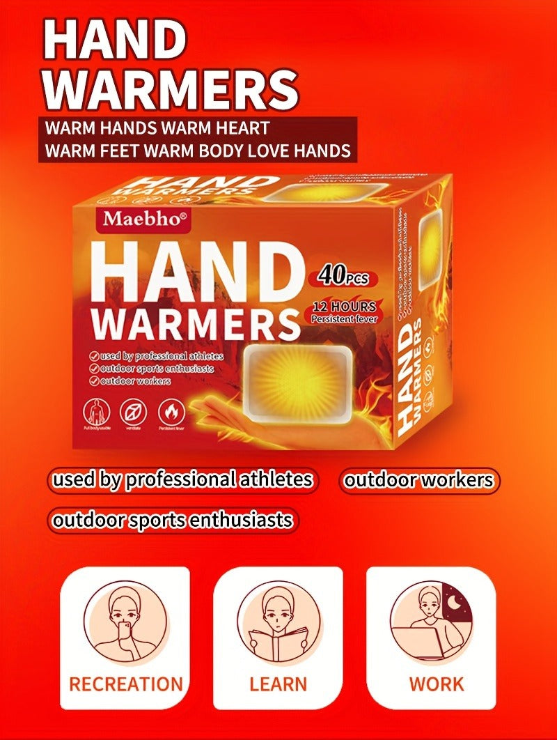 Heat Patches Self-Heating Body Warmers – No Battery Needed, Iron-Based Air-Activated Warming Pads for Back, Neck & Body