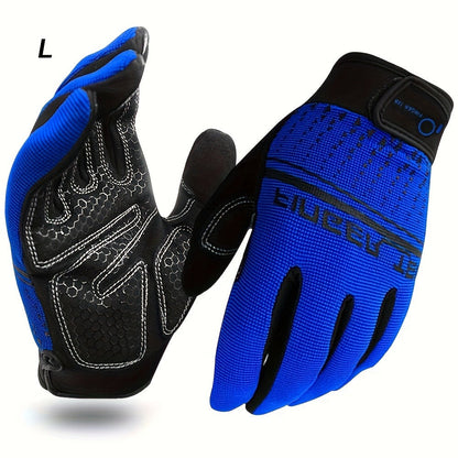 Workout Gloves Full Finger Touchscreen Gel Padded Anti-Slip for Men Women Gym Weight Lifting Cycling Fitness Driving Exercise Training