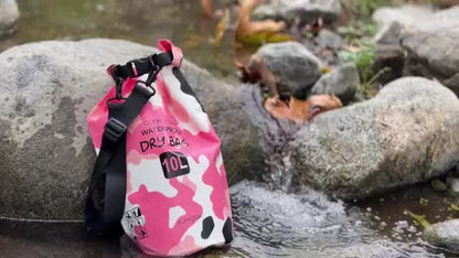 Waterproof Dry Bag Backpack 40L Roll Top Lock Closure PVC Floating Storage Bag for Kayaking Boating Swimming Hiking Camping Fishing Black