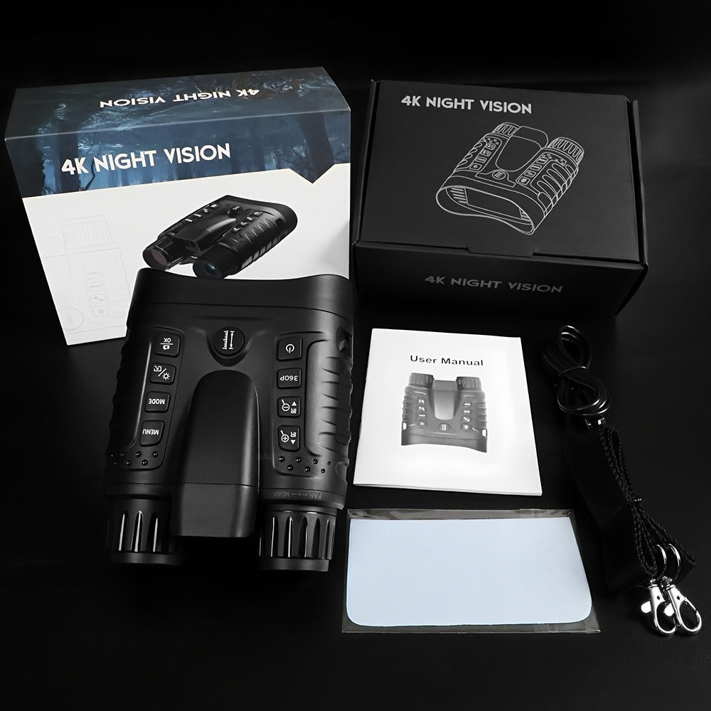 Infrared Night Vision Monocular – HD 1080P / 4K Ultra HD | USB Rechargeable Digital Night Vision Scope | 8x28mm Telescope Camera for Hunting