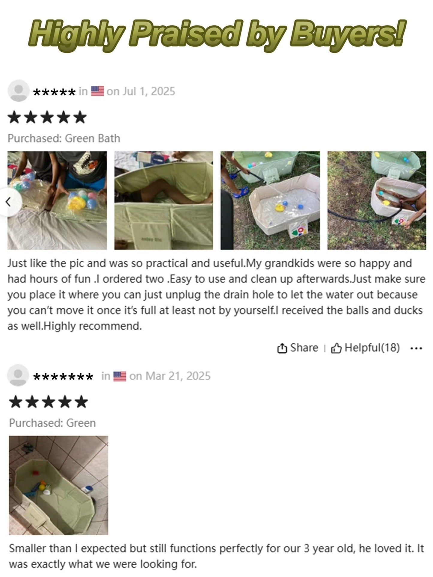Foldable Baby Bathtub Portable Newborn Infant Tub with Drain Hole, Anti-Slip Base & Durable Multi-Functional Design for Home Travel Use