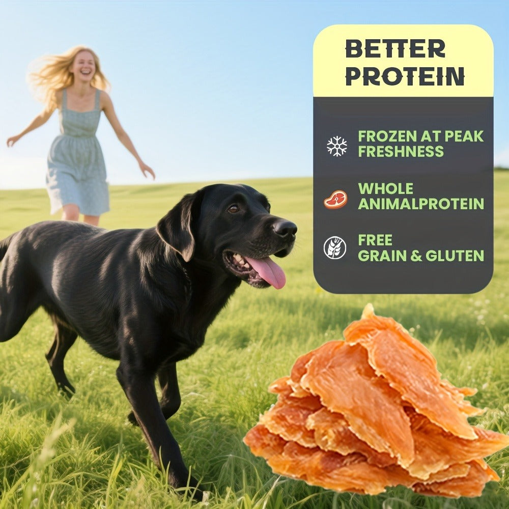 Freeze-Dried Dog Treats Assorted Pack – High Protein Chicken Duck & Egg Yolk Chews, Grain-Free Natural Training Rewards