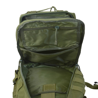 Multi-Pocket Tactical Chest Sling Bag with Adjustable Shoulder Strap in Black, Fern Green or Khaki