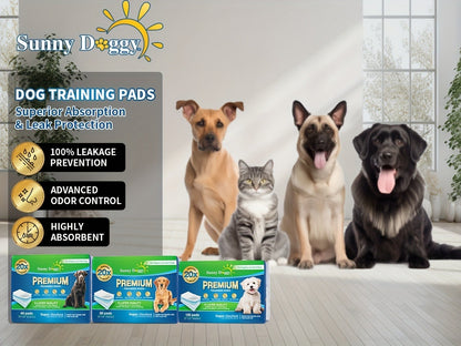 Potty Pads for Puppies Large – Disposable Pee Pads with Odor Control, Leak-Proof & Super Absorbent – Puppy Potty Pads for Housebreaking