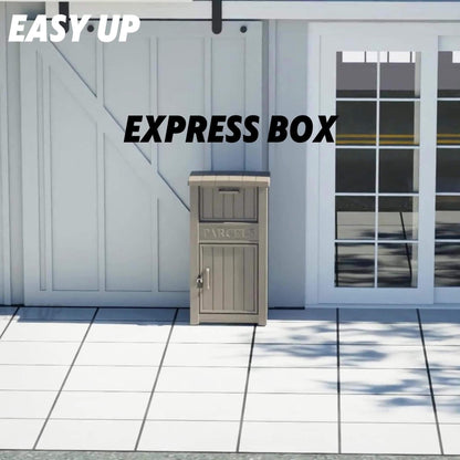 Lockable Outdoor Storage Box Waterproof Package Delivery Porch