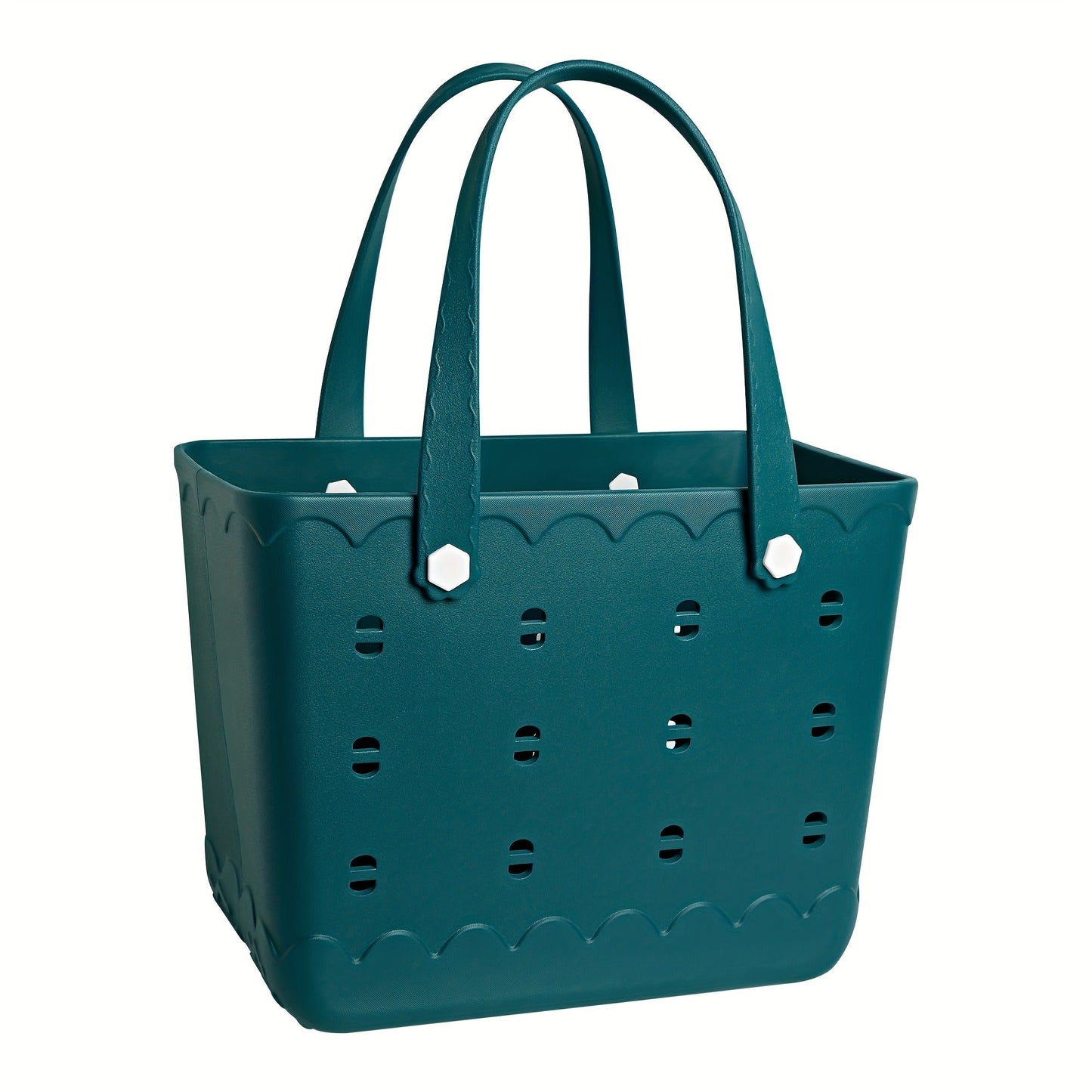 Beach Tote Bag for Women, Large Shoulder Handbag for Travel Vacation Fruits Flowers Drinks, M & L