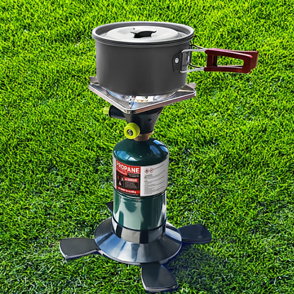 Backpacking Stove Bottletop Propane, Hotdevil HD-5005 Camping Stove with Instant Ignition, Propane & MAPP Gas Compatible