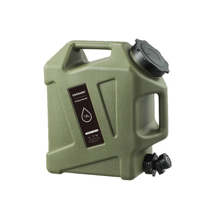 Water Storage Container with Spigot 2 Handles BPA Free PVC Collapsible Water Jug for Camping Outdoor RV Hiking Emergency Survival Portable