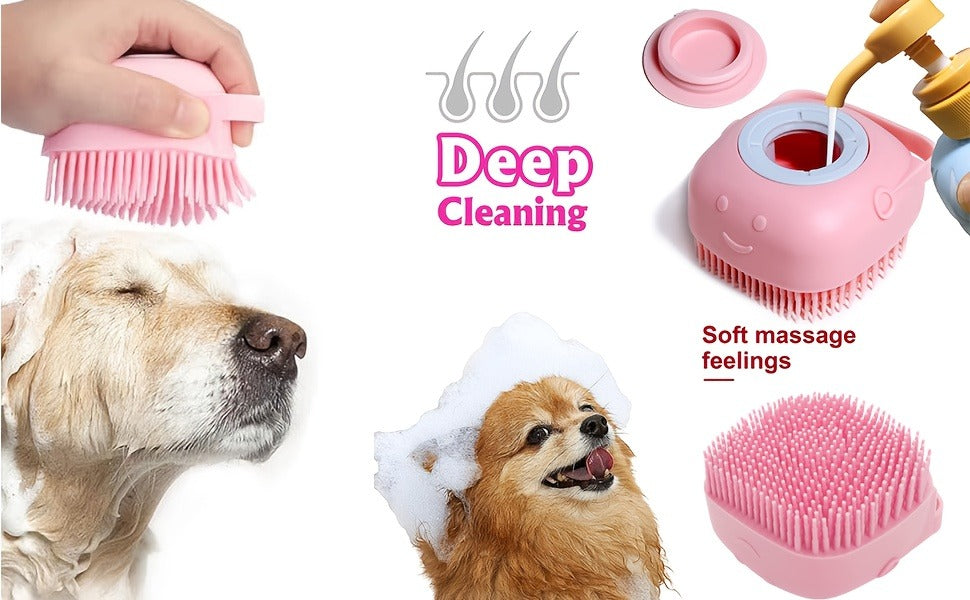 Pet Grooming Tool Set with Brushes, Combs, Nail Tools and Pink or Blue 9-Piece or 11-Piece Options