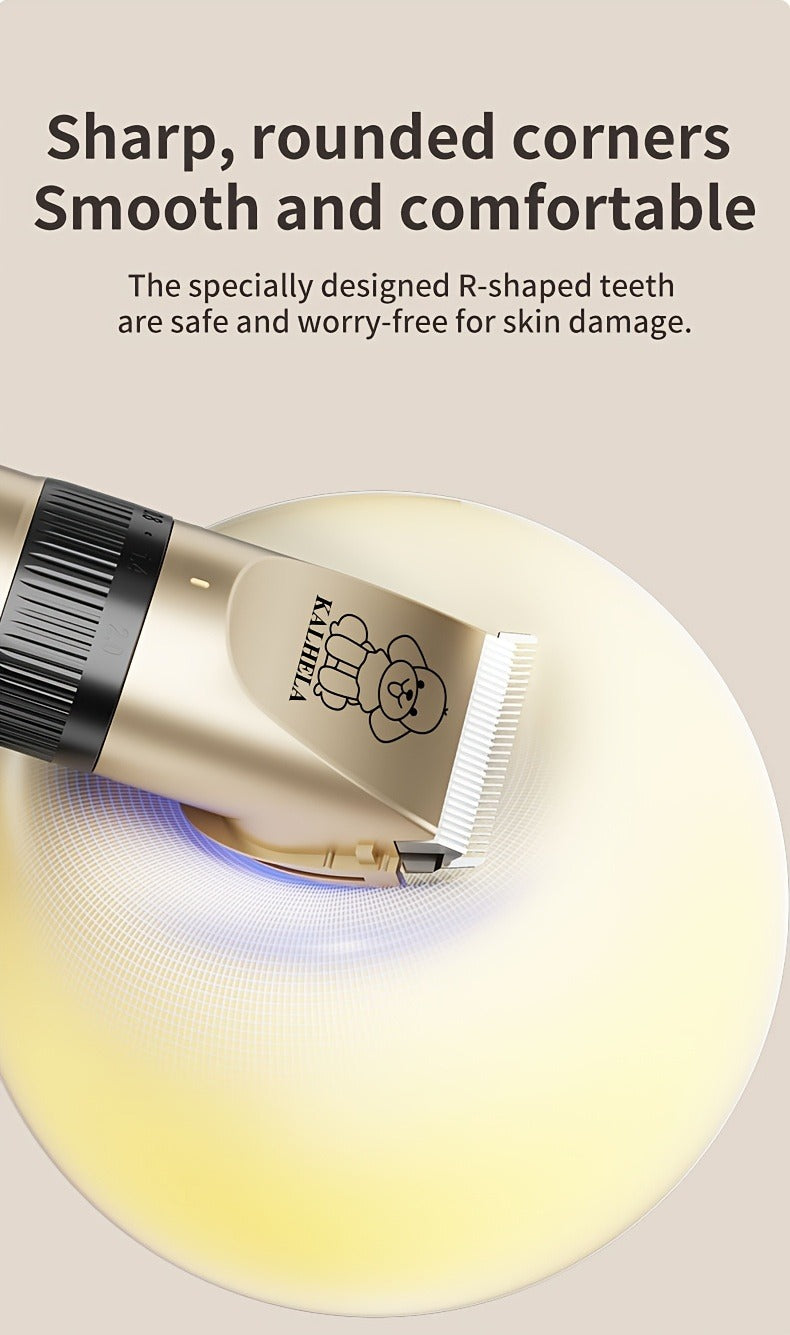 Pet Hair Trimmer USB Rechargeable Wireless Clipper for Dogs & Cats – Low Noise Electric Grooming Scissors, Lithium Battery