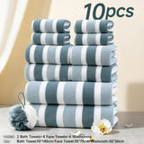 Green 10-piece Set A (send Bath Ball)
