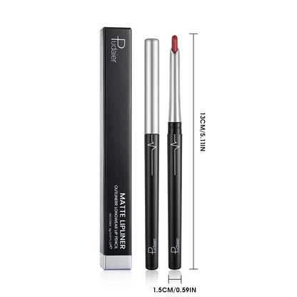 Precise Lip Liner Pencil 11 Shades Matte Waterproof Non-Fading Smooth Glide Long-Lasting All Day Wear Lip Outliner for Fuller Lips All Skin