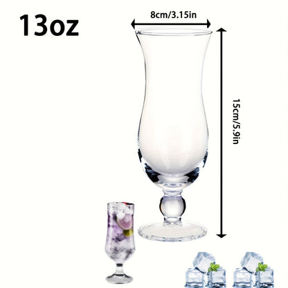 Highball Glasses Set of 12 – 13 Oz Crystal Tumbler for Mojito, Tom Collins, Cocktails & Whiskey – Non-Slip Bar Glassware for Water