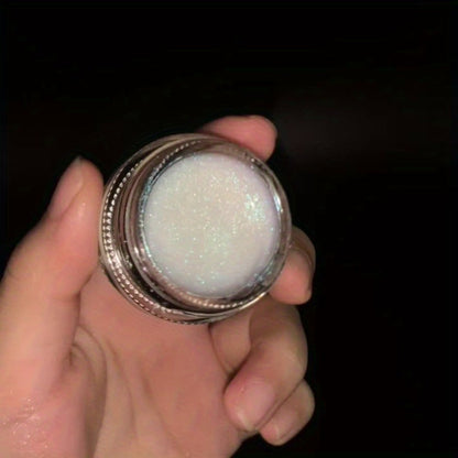 Shimmer Jelly Eyeshadow 2 Pack, Icy Cool Tone Frosty Glow Gel Eye Makeup, Non-Creasing Blendable Formula