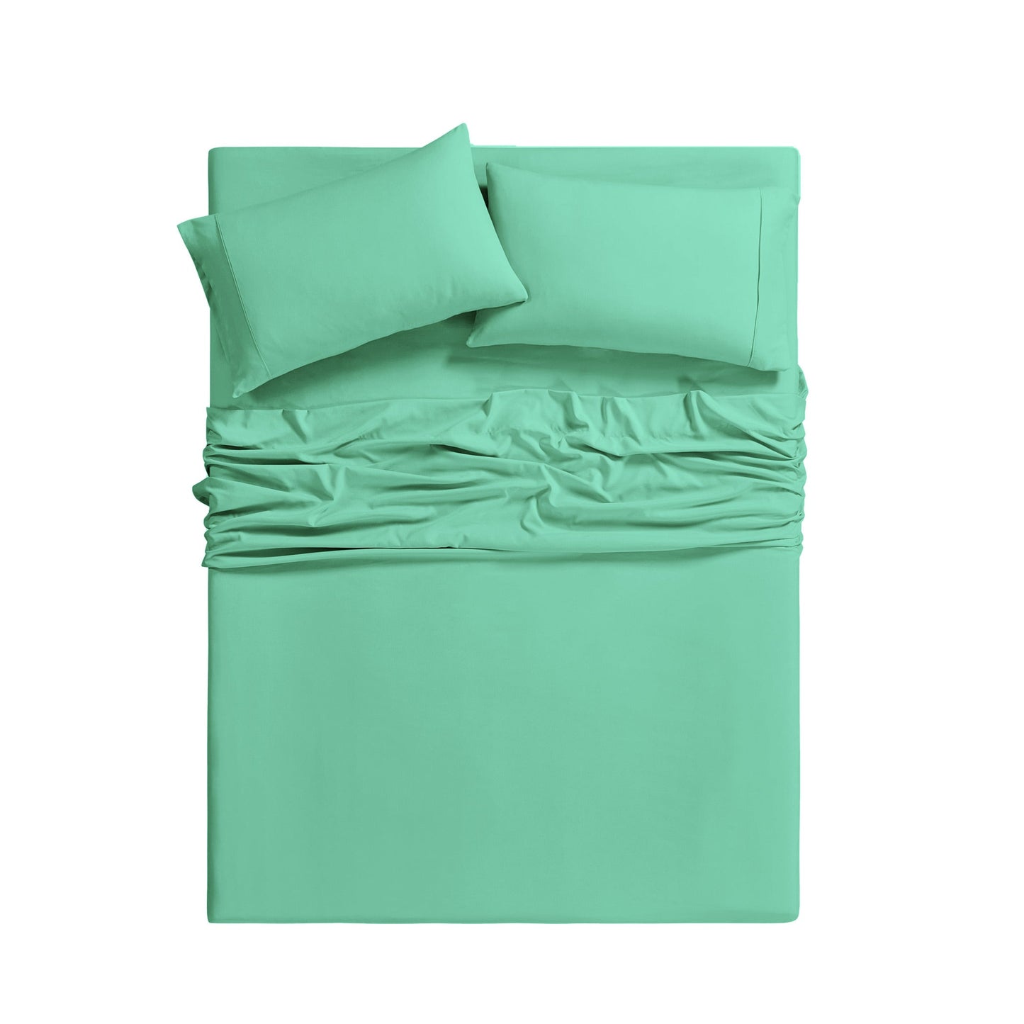 Microfiber and Bamboo Blend Sheet Set with 3- or 6-Piece Packages, 20 Colors and Five Bed Sizes