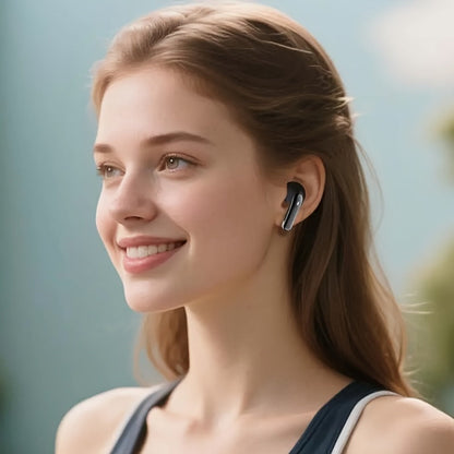 Bass Stereo Wireless Earphones Bluetooth 5.4, Playtime In-Ear Earbuds with Noise Cancelling Mic & LED Display