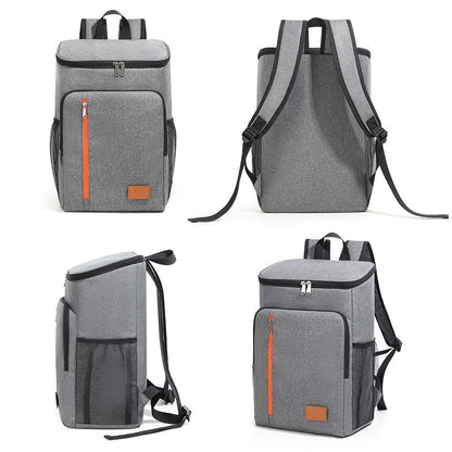 Insulated Cooler Backpack 30+ Can Capacity – Leakproof Shoulder Bag for BBQ, Lunch, Camping & Outdoor Travel, Works with Ice Packs