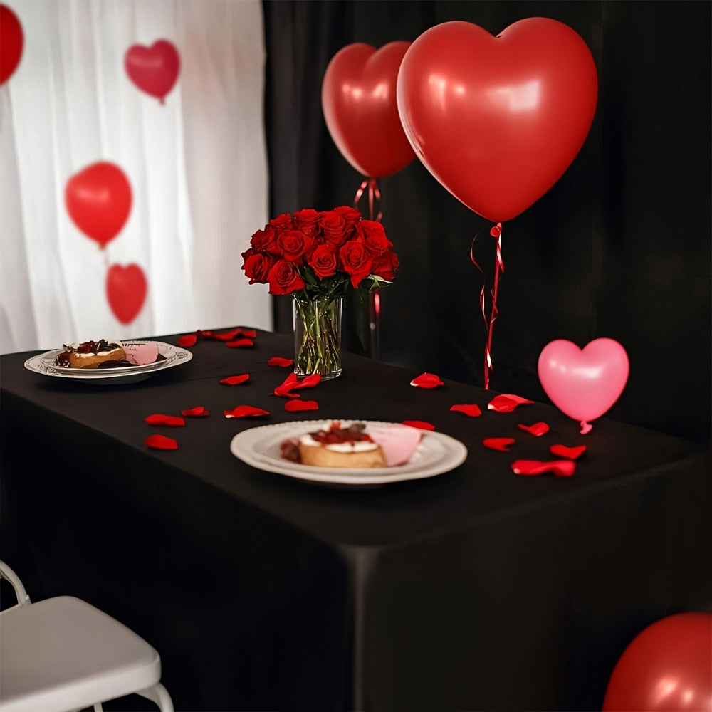 6 Pack Spandex Table Covers for 6ft Rectangular Tables – Fitted Stretch Tablecloths Wrinkle Resistant Washable Reusable for Wedding Party