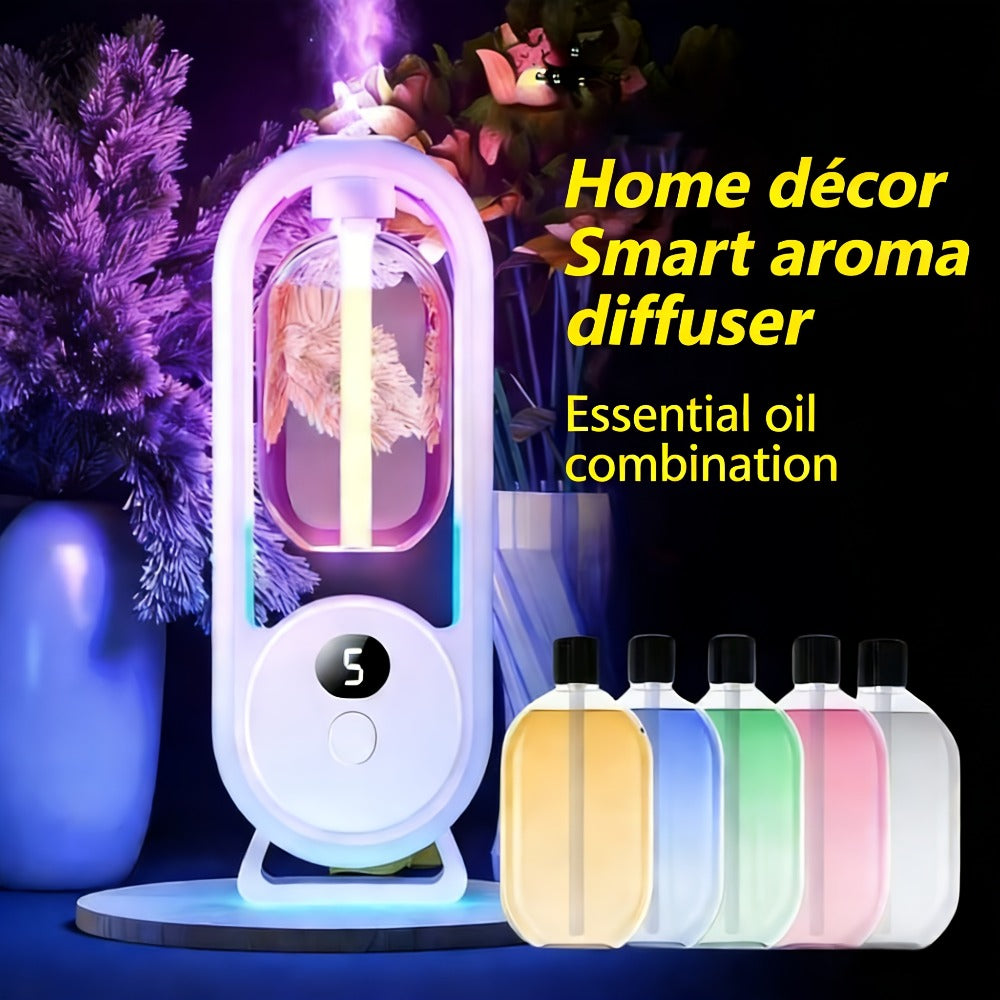 Aromatherapy Diffuser with Essential Oils 2-in-1 Humidifier - Hotel Scent Home Fragrance Machine with Natural French Essential Oils