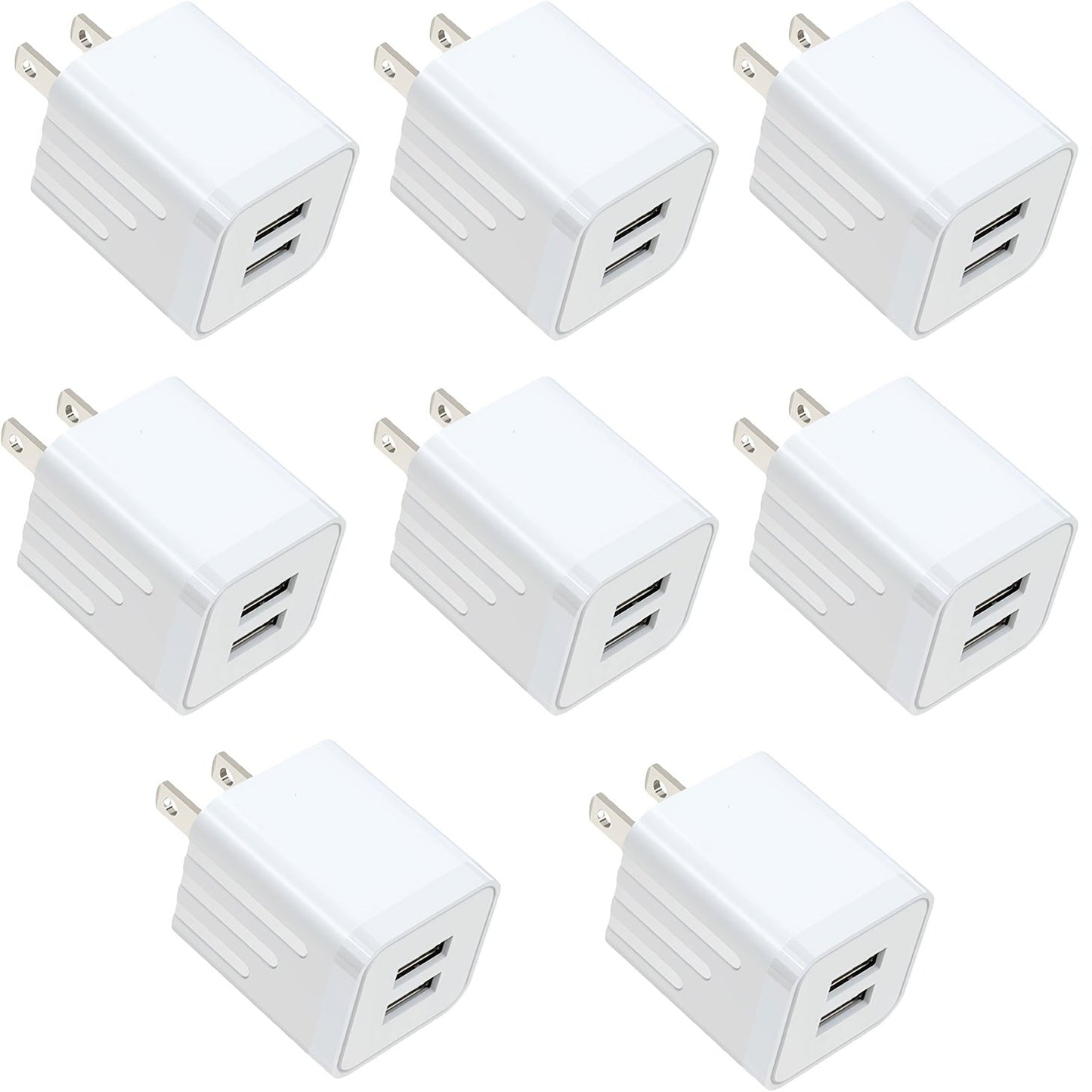Dual Port USB Wall Charger 2.1A for an Everyday Personal Care Routine, with the Listed Configuration