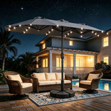 13ft Gray Patio Umbrellas1