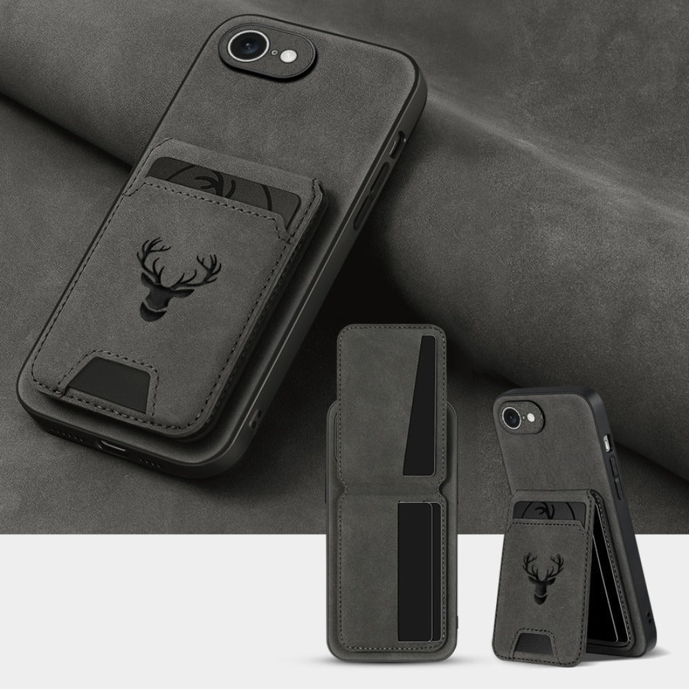 Wallet Phone Case for iPhone 16 Pro Max 16 Pro 16 Plus 16 15 14 13 12 11 Series Luxury PU Leather Flip Cover Card Holder Kickstand Magnetic